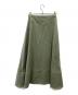 MADISON BLUE (マディソンブルー) バックサテンマキシフレアスカート カーキ サイズ:2：10000円