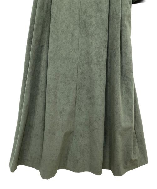 SAYAKA DAVIS（サヤカ デイヴィス）SAYAKA DAVIS (サヤカ デイヴィス) ベロア半袖ワンピース カーキ サイズ:2の古着・服飾アイテム