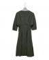 SAYAKA DAVIS (サヤカ デイヴィス) ベロア半袖ワンピース カーキ サイズ:2：5000円