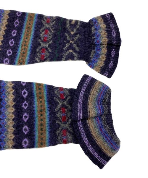 POLO RALPH LAUREN（ポロ・ラルフローレン）POLO RALPH LAUREN (ポロ・ラルフローレン) フリルニット ネイビー サイズ:XSの古着・服飾アイテム