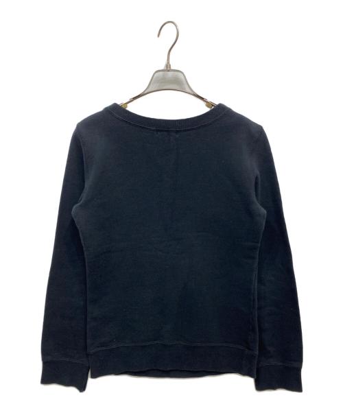 BURBERRY LONDON（バーバリーロンドン）BURBERRY LONDON (バーバリーロンドン) カレッジロゴスウェット ブラック サイズ:38の古着・服飾アイテム