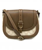 GUCCIグッチ）の古着「GGスプリームショルダーバッグ」｜ベージュ