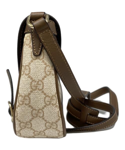 GUCCI（グッチ）GUCCI (グッチ) GGスプリームショルダーバッグ ベージュの古着・服飾アイテム