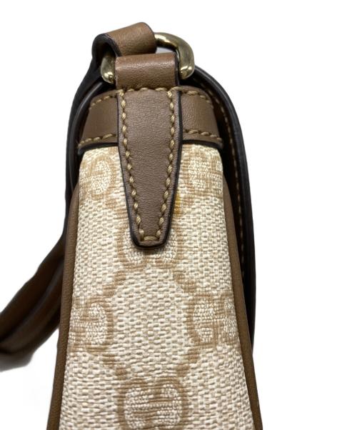 GUCCI（グッチ）GUCCI (グッチ) GGスプリームショルダーバッグ ベージュの古着・服飾アイテム