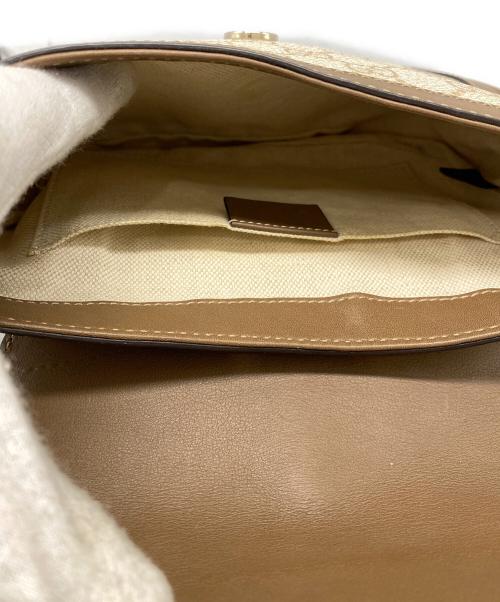 GUCCI（グッチ）GUCCI (グッチ) GGスプリームショルダーバッグ ベージュの古着・服飾アイテム