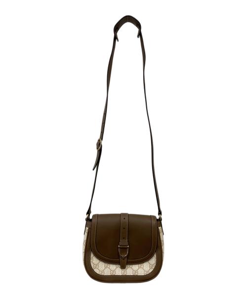 GUCCI（グッチ）GUCCI (グッチ) GGスプリームショルダーバッグ ベージュの古着・服飾アイテム