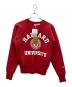 Champion REVERSE WEAVE（チャンピオン リバース ウィーブ）の古着「カレッジロゴクルーネックスウェット」｜レッド