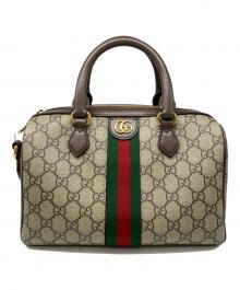 GUCCI（グッチ）の古着「オフィディア スモール トップハンドルバッグ」｜ブラウン