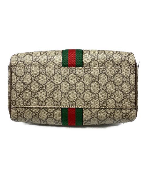 GUCCI（グッチ）GUCCI (グッチ) オフィディア スモール トップハンドルバッグ ブラウンの古着・服飾アイテム