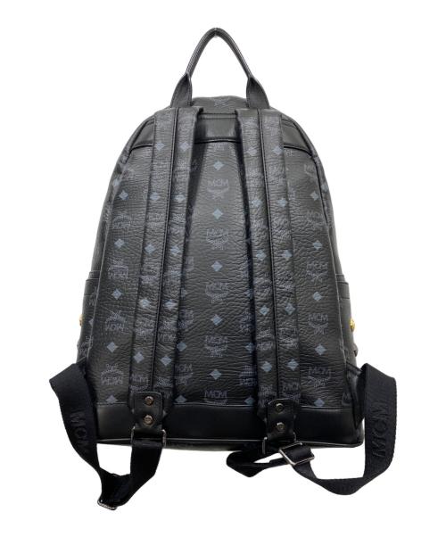 MCM（エムシーエム）MCM (エムシーエム) ヴィセトスタッズリュック ブラックの古着・服飾アイテム