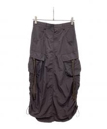 STUDIOUS（ステュディオス）の古着「Drawstring Cargo Skirt」｜ブラウン