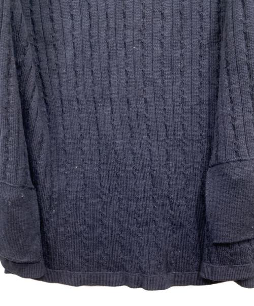 CELINE（セリーヌ）CELINE (セリーヌ) トリオンフロゴボタンニットベスト ネイビー サイズ:Lの古着・服飾アイテム