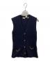 CELINE（セリーヌ）の古着「トリオンフロゴボタンニットベスト」｜ネイビー
