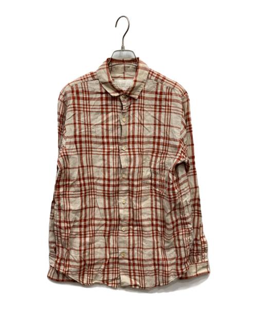 nestrobe confect（ネストローブ コンフェクト）nestrobe confect (ネストローブ コンフェクト) リネンシャツ ベージュ サイズ:4の古着・服飾アイテム