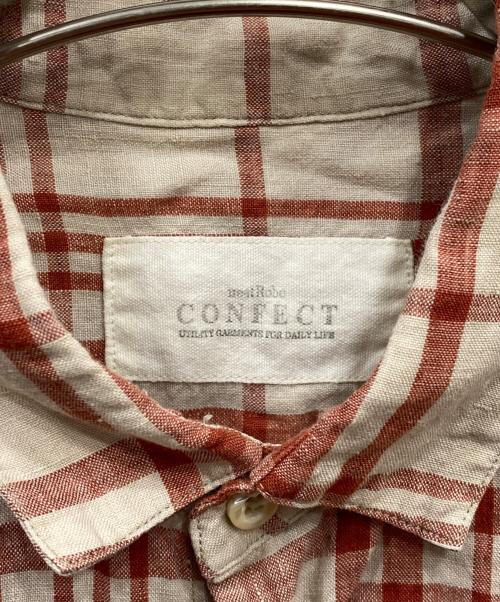 nestrobe confect（ネストローブ コンフェクト）nestrobe confect (ネストローブ コンフェクト) リネンシャツ ベージュ サイズ:4の古着・服飾アイテム