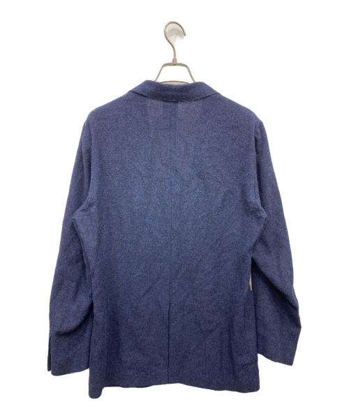 TOMORROW LAND PILGRIM（トゥモローランド ピルグリム）TOMORROW LAND PILGRIM (トゥモローランド ピルグリム) リングツイード シングルブレステッド2Bジャケット ネイビー サイズ:48の古着・服飾アイテム