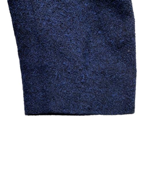 TOMORROW LAND PILGRIM（トゥモローランド ピルグリム）TOMORROW LAND PILGRIM (トゥモローランド ピルグリム) リングツイード シングルブレステッド2Bジャケット ネイビー サイズ:48の古着・服飾アイテム