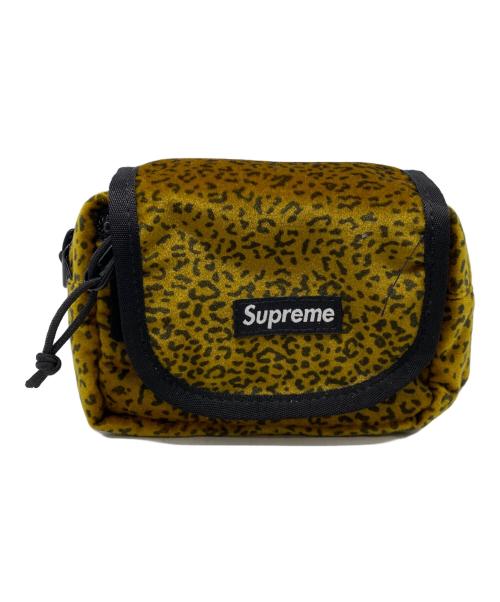 SUPREME（シュプリーム）Supreme (シュプリーム) Velvet Mini Pouch イエローの古着・服飾アイテム