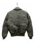 ALPHA INDUSTRIES (アルファインダストリーズ) フライトジャケット カーキ サイズ:M：10000円