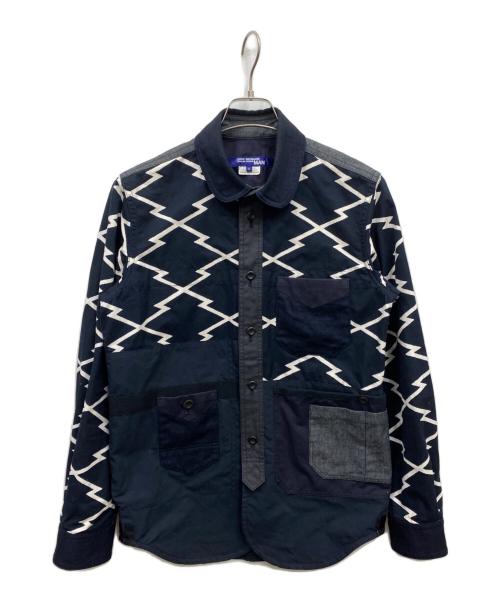 JUNYA WATANABE COMME des GARCONS（(ジュンヤワタナベ コムデギャルソン）JUNYA WATANABE COMME des GARCONS ((ジュンヤワタナベ コムデギャルソン) 切替ジャケット ネイビー サイズ:Sの古着・服飾アイテム