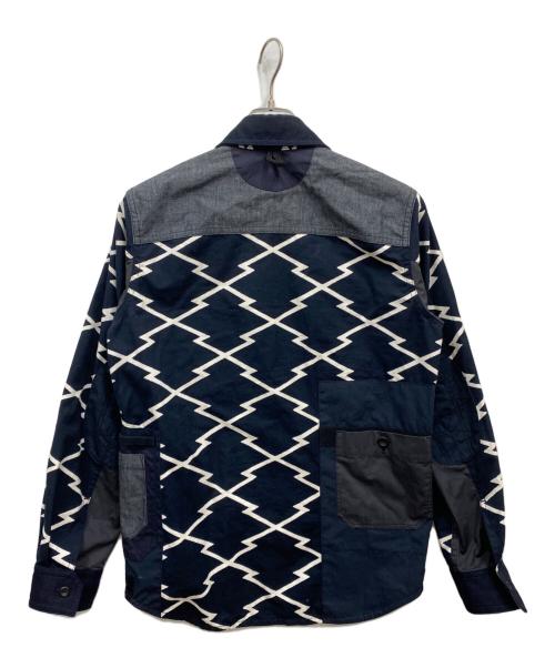 JUNYA WATANABE COMME des GARCONS（(ジュンヤワタナベ コムデギャルソン）JUNYA WATANABE COMME des GARCONS ((ジュンヤワタナベ コムデギャルソン) 切替ジャケット ネイビー サイズ:Sの古着・服飾アイテム