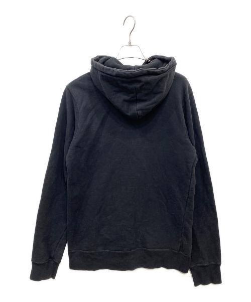 stussy（ステューシー）stussy (ステューシー) ロゴ刺繍パーカー ブラック サイズ:Mの古着・服飾アイテム