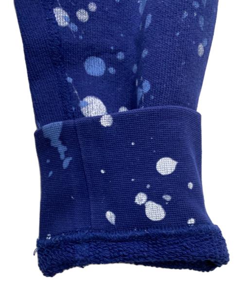 POLO RALPH LAUREN（ポロ・ラルフローレン）POLO RALPH LAUREN (ポロ・ラルフローレン) スプラッシュペイントデザインスウェット ブルー サイズ:Lの古着・服飾アイテム