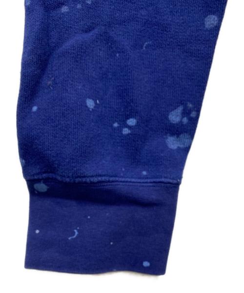 POLO RALPH LAUREN（ポロ・ラルフローレン）POLO RALPH LAUREN (ポロ・ラルフローレン) スプラッシュペイントデザインスウェット ブルー サイズ:Lの古着・服飾アイテム