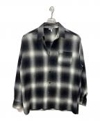 CalTopキャルトップ）の古着「オンブレチェックシャツ」｜ブラック