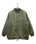 BACK CHANNELバックチャンネル）の古着「スナップジャケット」｜オリーブ
