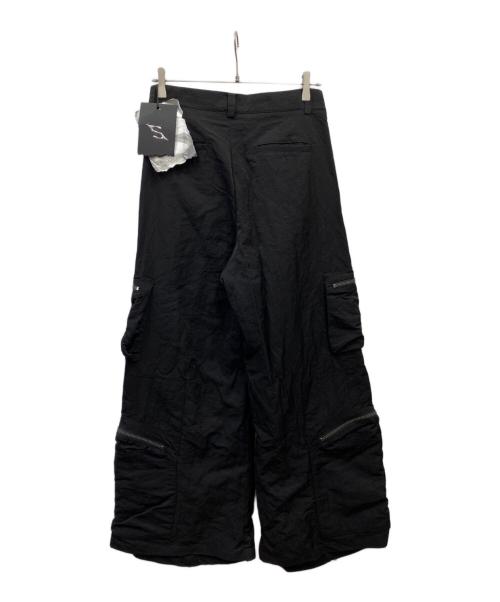 start exceed end（スタートエクシードエンド）start exceed end (スタートエクシードエンド) ギミックパンツ ブラック サイズ:M 未使用品の古着・服飾アイテム