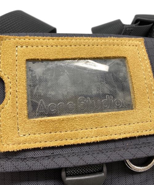 Acne studios（アクネ ストゥディオス）ACNE STUDIOS (アクネ ストゥディオス) ナイロンミニメッセンジャーバック ネイビーの古着・服飾アイテム