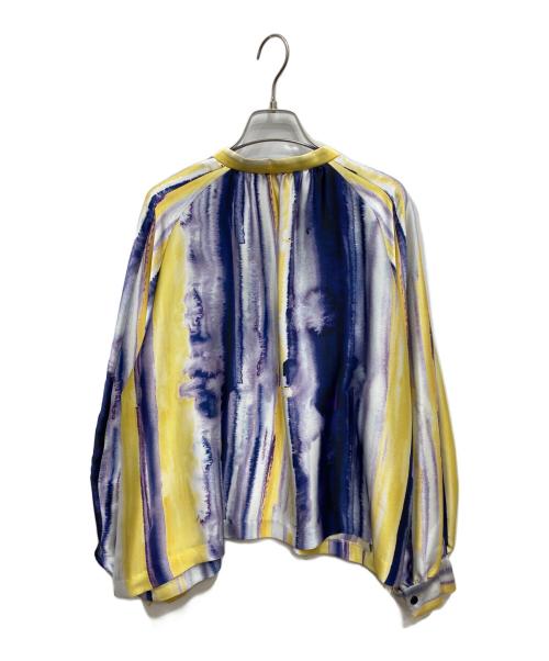 ASTRAET（アストラット）ASTRAET (アストラット) 総柄長袖ブラウス パープル サイズ:FREEの古着・服飾アイテム