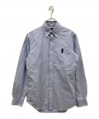 ）の古着「ポロベアボタンダウンシャツ」｜ブルー