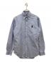 POLO RALPH LAUREN（ポロ・ラルフローレン）の古着「ポロベアボタンダウンシャツ」｜ブルー