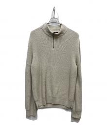 A.P.C.（アーペーセー）の古着「ジップニット」｜ベージュ