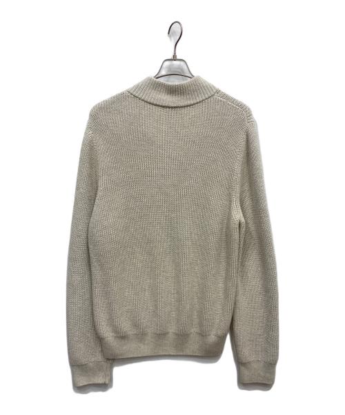 A.P.C.（アーペーセー）A.P.C. (アーペーセー) ジップニット ベージュ サイズ:Ｌの古着・服飾アイテム