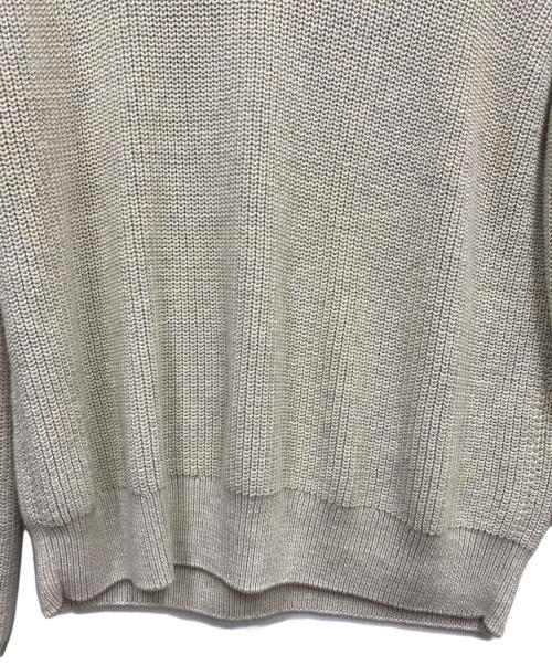 A.P.C.（アーペーセー）A.P.C. (アーペーセー) ジップニット ベージュ サイズ:Ｌの古着・服飾アイテム