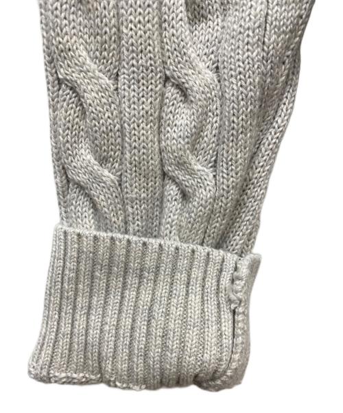 POLO RALPH LAUREN（ポロ・ラルフローレン）POLO RALPH LAUREN (ポロ・ラルフローレン) ケーブルニット グレー サイズ:XLの古着・服飾アイテム