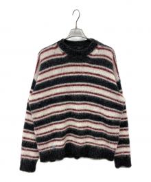 ALANUI（アラヌイ）の古着「Grunge Stripes Sweater」｜ブラック