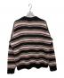 ALANUI (アラヌイ) Grunge Stripes Sweater ブラック サイズ:XL：20000円