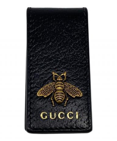 中古・古着通販】GUCCI (グッチ) アニマリエレザー マネークリップ