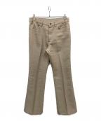 LEVI'Sリーバイス）の古着「70'sスタプレフレアスラックス」｜ベージュ