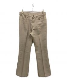 LEVI'S（リーバイス）の古着「70'sスタプレフレアスラックス」｜ベージュ