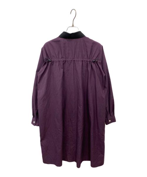 FRED PERRY（フレッドペリー）FRED PERRY (フレッドペリー) CONTRAST COLLAR SHIRT DRESS レッド サイズ:UK8の古着・服飾アイテム