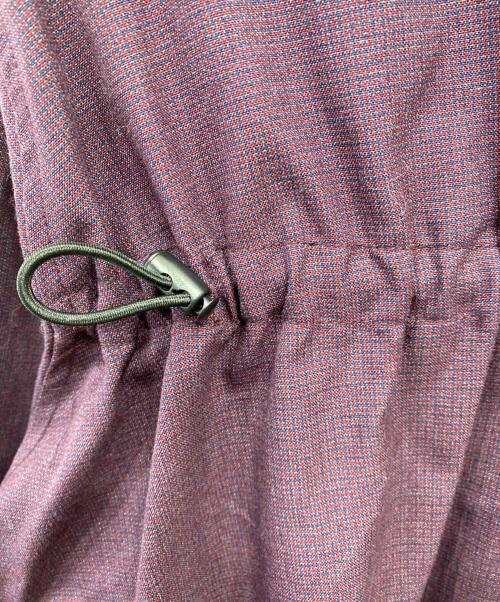 FRED PERRY（フレッドペリー）FRED PERRY (フレッドペリー) CONTRAST COLLAR SHIRT DRESS レッド サイズ:UK8の古着・服飾アイテム