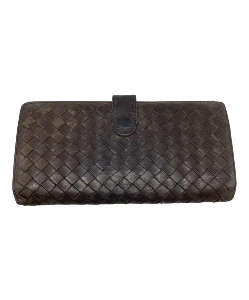 BOTTEGA VENETA（ボッテガベネタ）BOTTEGA VENETA (ボッテガベネタ) 長財布 ブラウンの古着・服飾アイテム