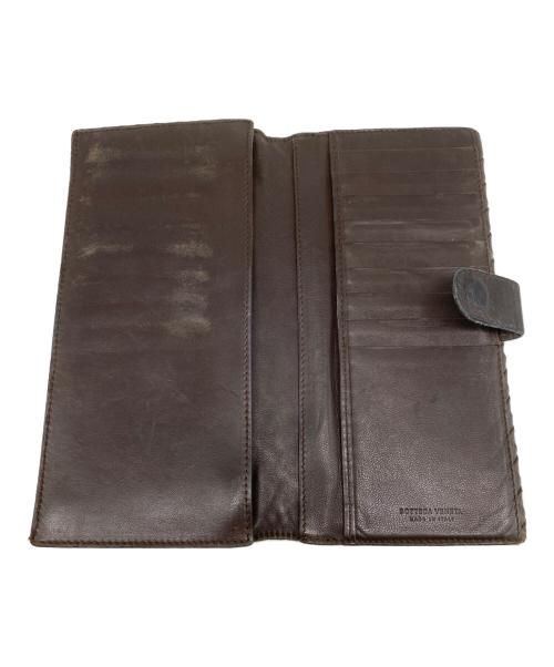 BOTTEGA VENETA（ボッテガベネタ）BOTTEGA VENETA (ボッテガベネタ) 長財布 ブラウンの古着・服飾アイテム