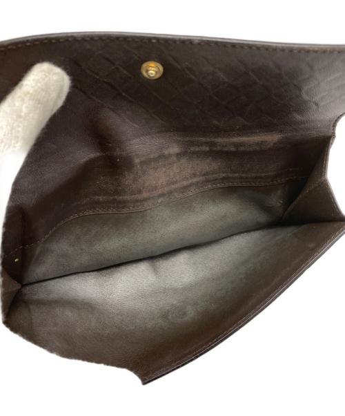 BOTTEGA VENETA（ボッテガベネタ）BOTTEGA VENETA (ボッテガベネタ) 長財布 ブラウンの古着・服飾アイテム