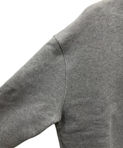 maison kitsune（メゾンキツネ）maison kitsune (メゾンキツネ) BOLD FOX HEAD PATCH COMFORT SWEATSHIRT グレー サイズ:Lの古着・服飾アイテム